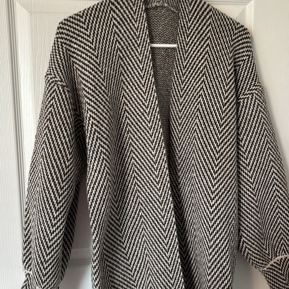 Open front chevron cardigan - Picture 5 of 5